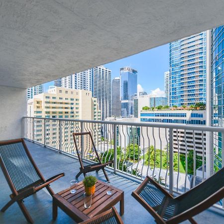Wonderful Condo In The Heart Of Brickell With Pool Miami Bagian luar foto